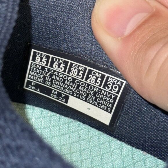 Skechers Go Walk Massage Fit Navy Blue Slip On Walking Shoes Womens Size 9.5 - Picture 8 of 8